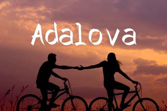 Adalova: A Friendly Handwritten Font for Branding