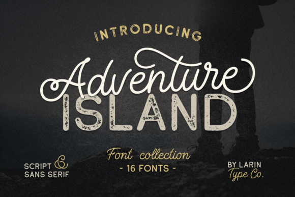 Adventure Island: A Bold Display Font for Makers