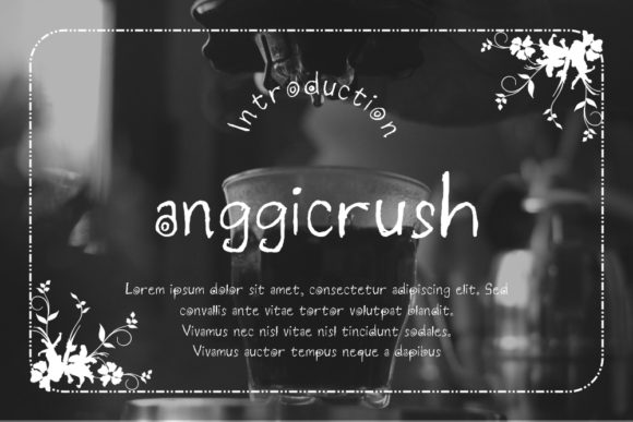 Anggicrush: A Sweet Handwritten Font for Crafters