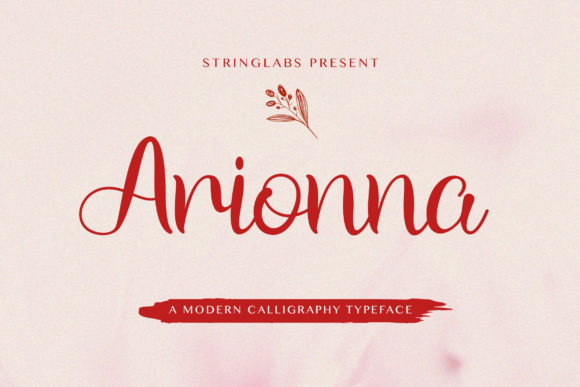 Arionna: A Modern Script Font for Crafters