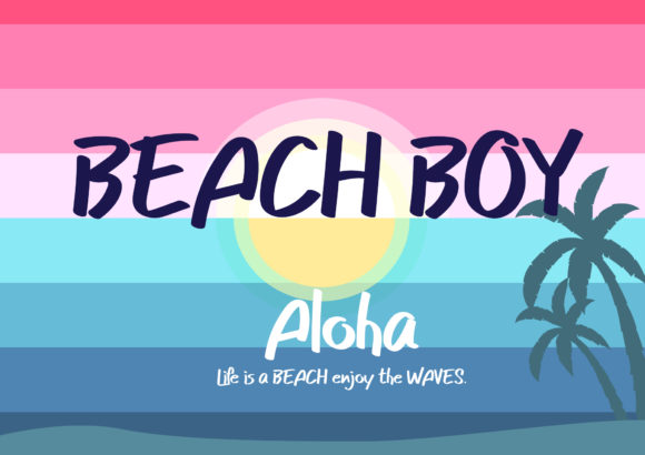 Beach Boy: A Cute Handwritten Font for Crafters