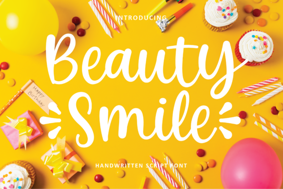 Beauty Smile: A Playful Handwritten Font for Crafters