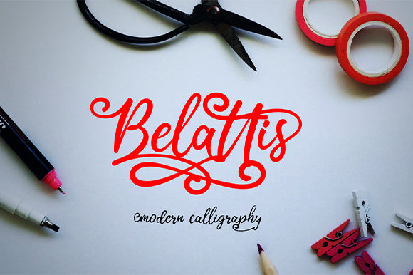 Belattis: A Modern Handwritten Font for Web Design