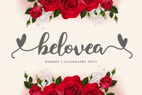 Belovea: A Romantic Script Font for Marketers
