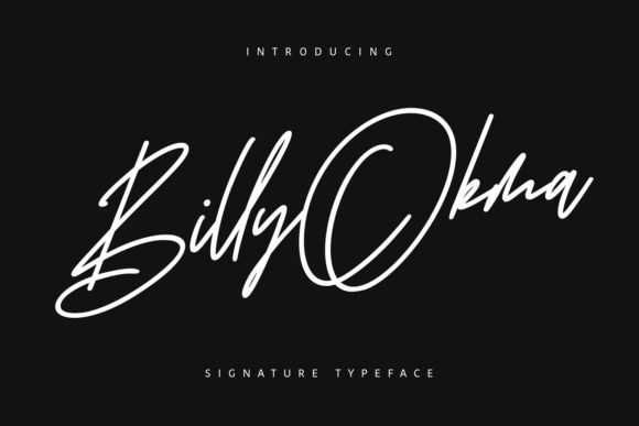 Billy Okma: A Premium Script Font for Campaigns