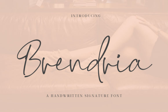 Brendria: A Classy Handwritten Font for Crafters