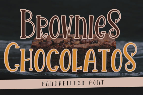 Brownies Chocolatos: A Handwritten Font for Editorial Design