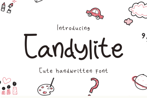 Candylite: A Quirky Handwritten Font for Editorial Design
