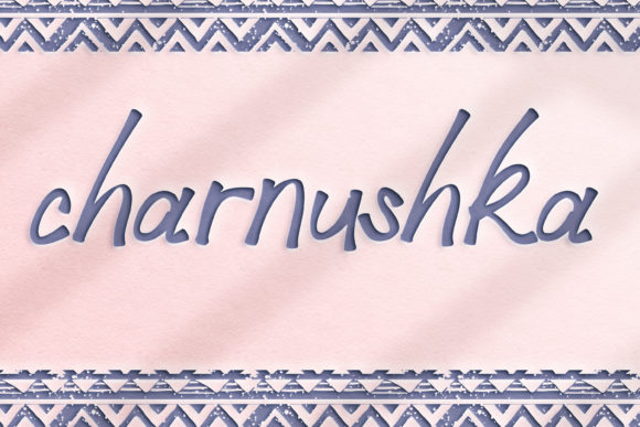 Charnushka: A Charming Handwritten Font for Makers