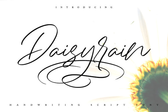 Daisy Rain: A Modern Handwritten Font for Editorial Design