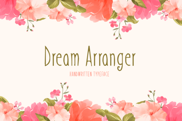 Dream Arranger: A Handwritten Font for Polished Branding