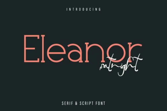 Eleanor Satnight: A Premium Serif and Script Font for Web Design