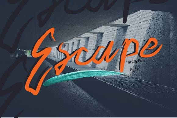 Escape: A Handwritten Font for Editorial Design