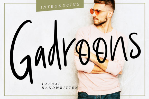 Gadroons: A Handwritten Font for Editorial Design
