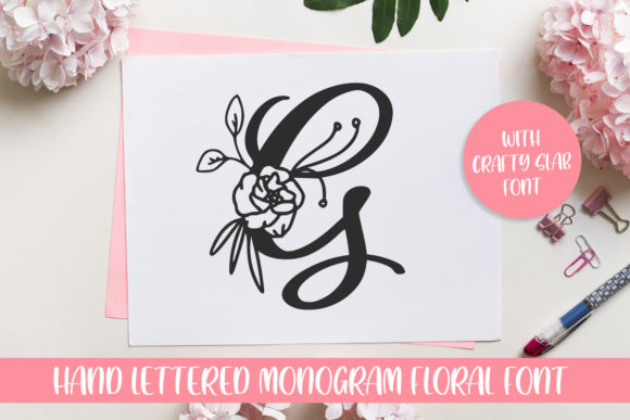 Gesya: A Romantic Display Font for Crafters