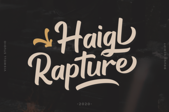 Haigl Rapture: The Elegant Script Font for Branding