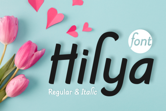 Hilya: A Modern Script Font for Web Design