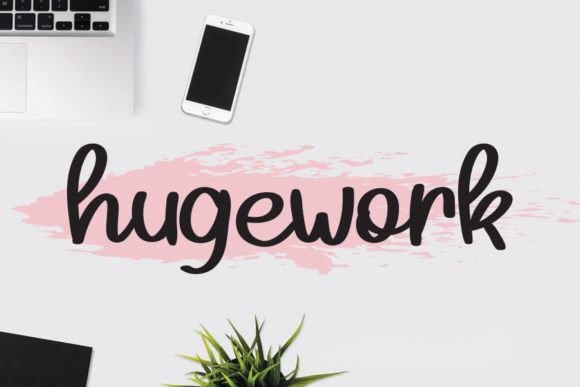 Hugework: A Friendly Handwritten Font for Web Design