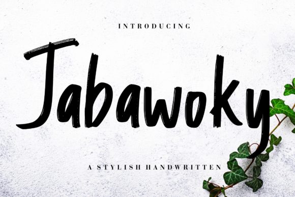 Jabawoky: A Handwritten Font for Bold Branding