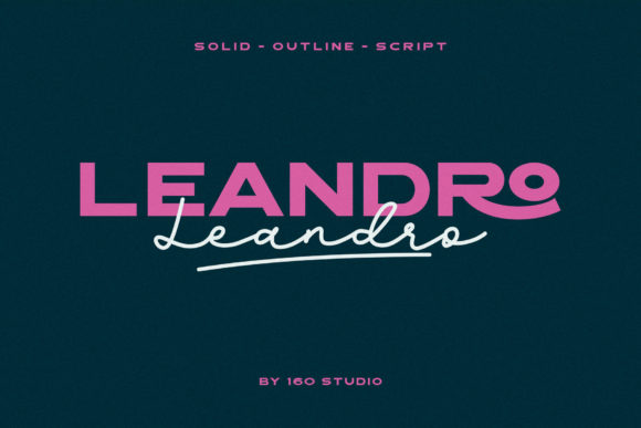 Leandro: A Versatile Font Trio for Your Brand