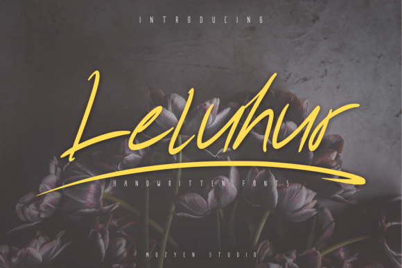 Leluhur: A Handwritten Font for Polished Branding