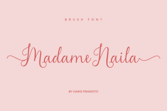 Madame Naila: An Elegant Handwritten Font for Crafters