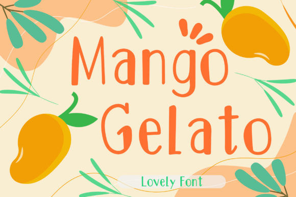 Mango Gelato: A Cheerful Handwritten Font for Brands