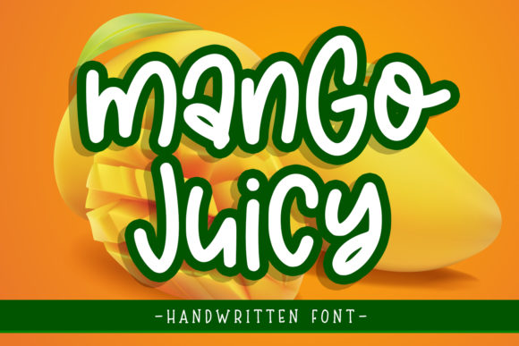 Mango Juicy: A Modern Handwritten Font for Editorial Design