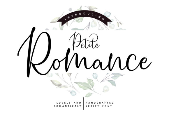 Petite Romance: A Modern Script Font for Elegant Branding