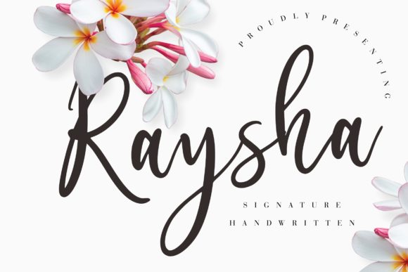 Raysha: A Premium Handwritten Font for Modern Web Design