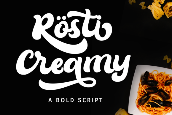 Rösti Creamy: A Bold Handwritten Typeface for Editors