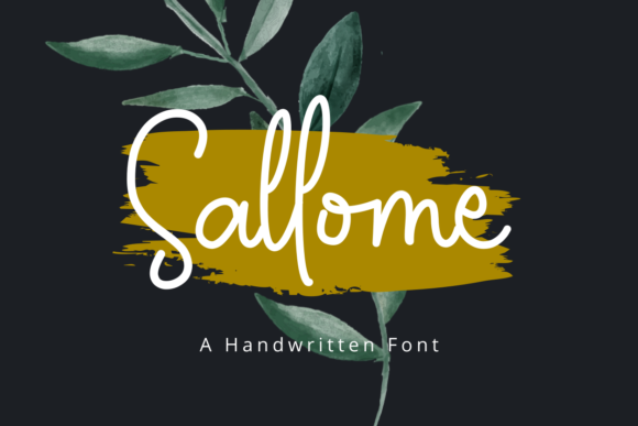 Sallome: A Handwritten Display Font for Makers
