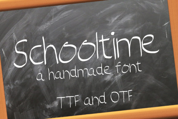 Schooltime: A Charming Handwritten Font for Crafters
