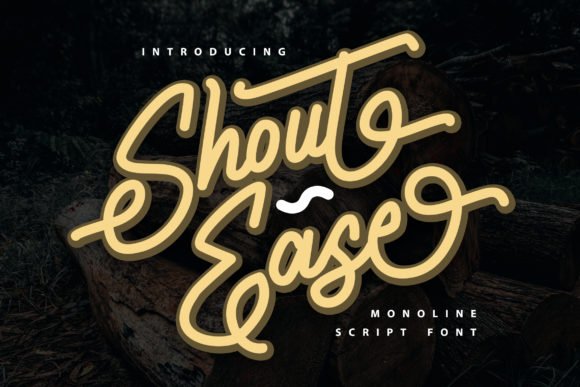 Shout Ease: A Versatile Script Font for Editorial Design