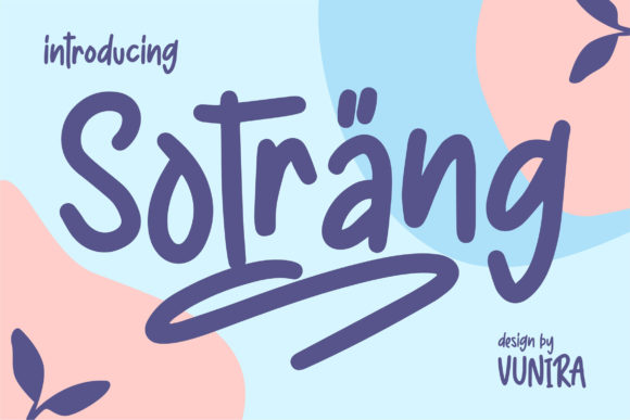 Sotrang Font: A Friendly Script for Modern Web Design