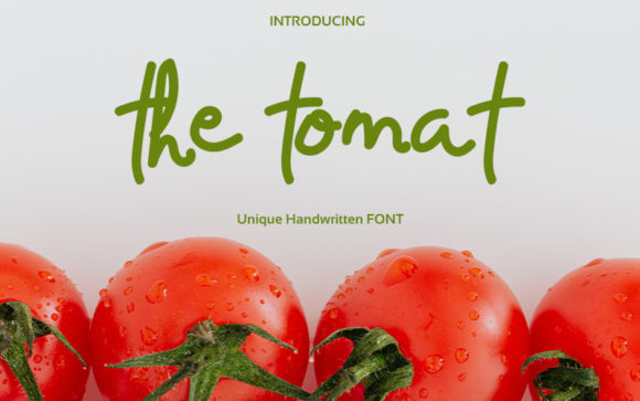 The Tomat: A Handwritten Font for Modern Marketers