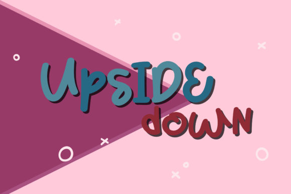 Upside Down: A Sweet Handwritten Font for Brand Identity
