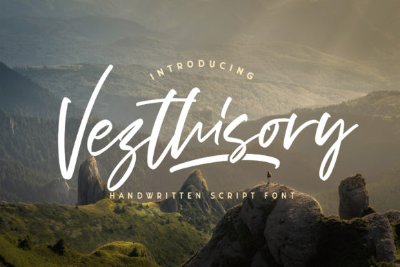 Vezthisory: A Modern Handwritten Font for Editorial Design