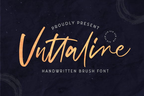 Vuttaline: The Handwritten Font for Modern Marketing