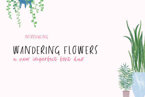 Wandering Flowers: A Versatile Display Font for Branding