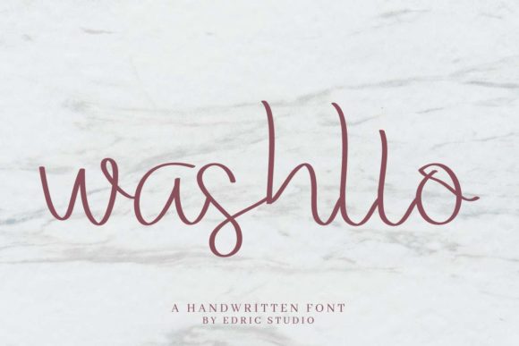 Washllo: The Handwritten Font for Scroll-Stopping Marketing
