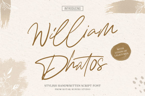 William Dhatos: The Perfect Font for Campaigns